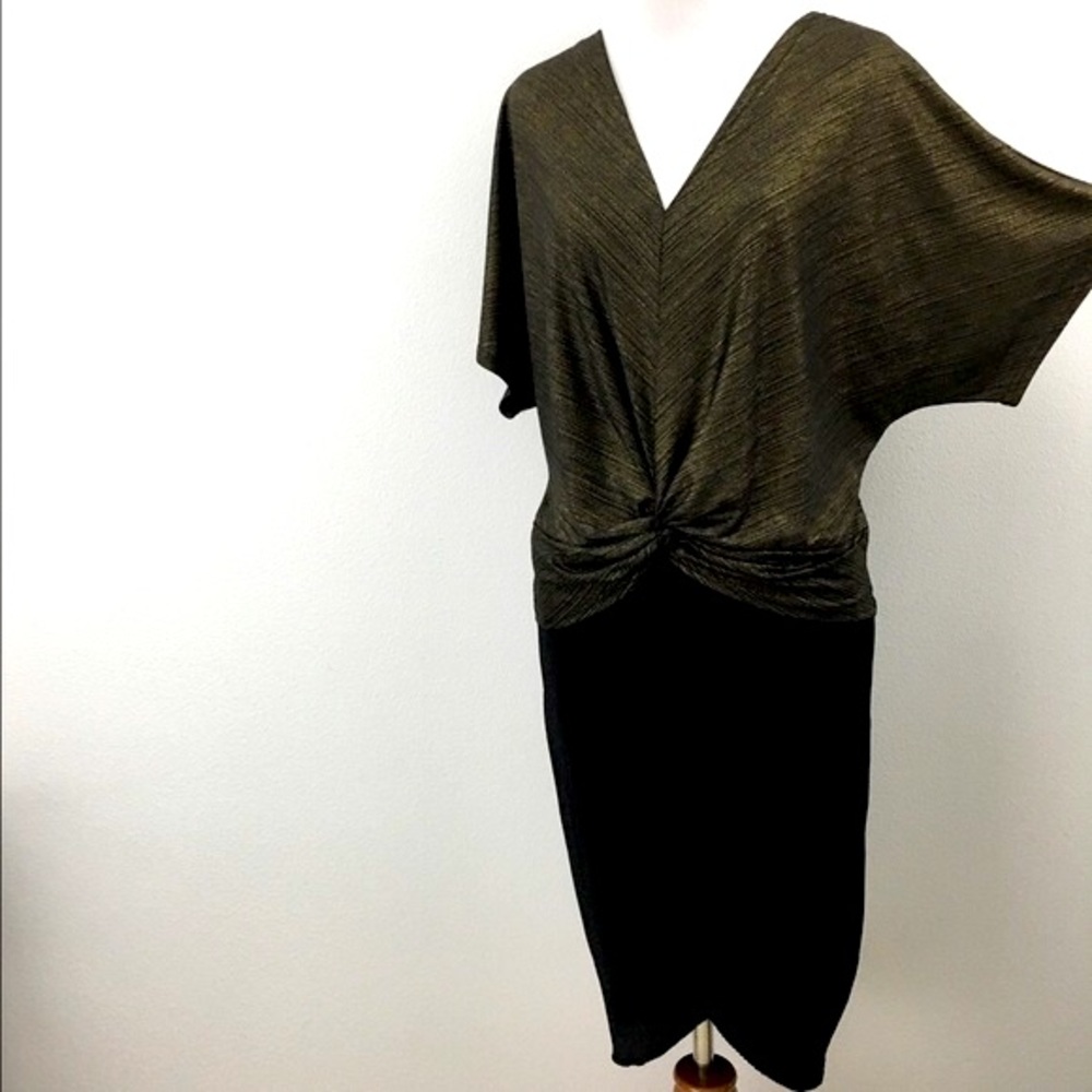 Code Mode | Gold Front Knot Blouse - image 6